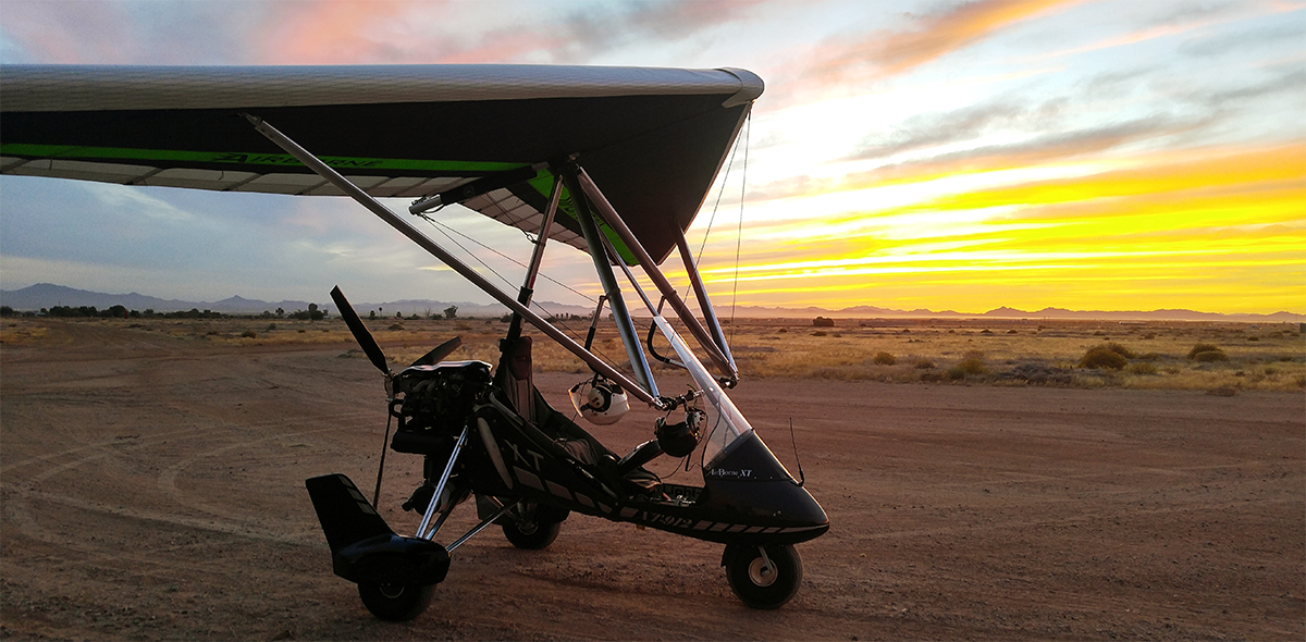 Trike flight training